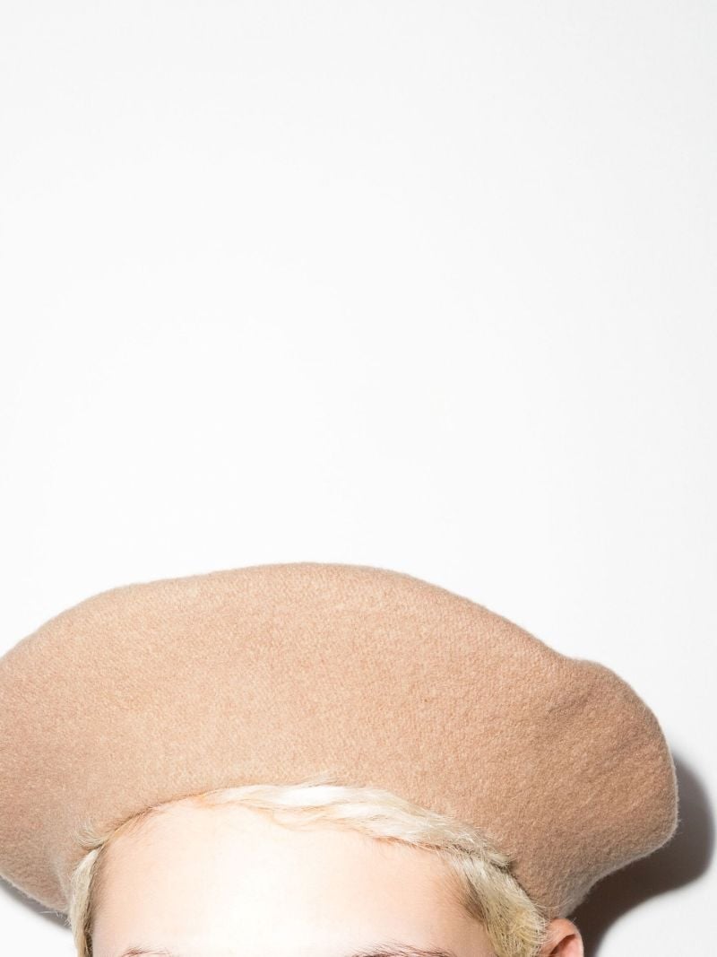 Neutral Wool Beret