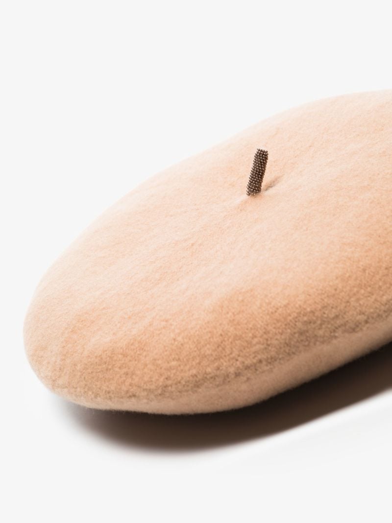 Neutral Wool Beret