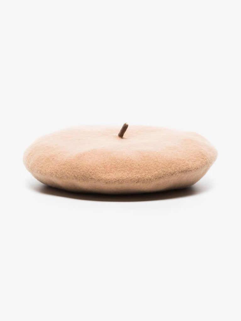 Neutral Wool Beret
