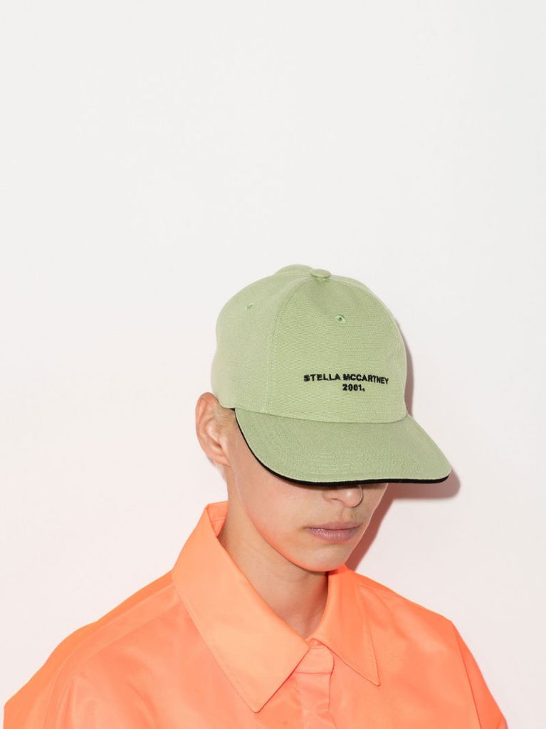 Green Logo Embroidered Baseball Cap