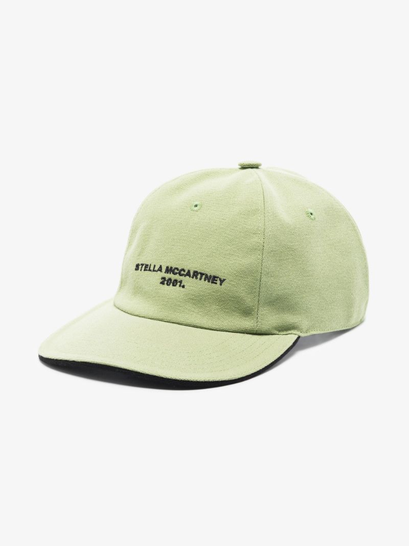 Green Logo Embroidered Baseball Cap