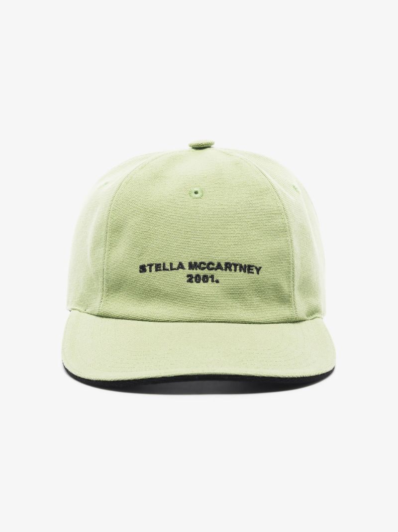 Green Logo Embroidered Baseball Cap