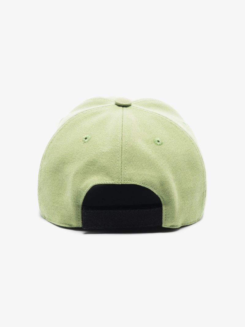 Green Logo Embroidered Baseball Cap