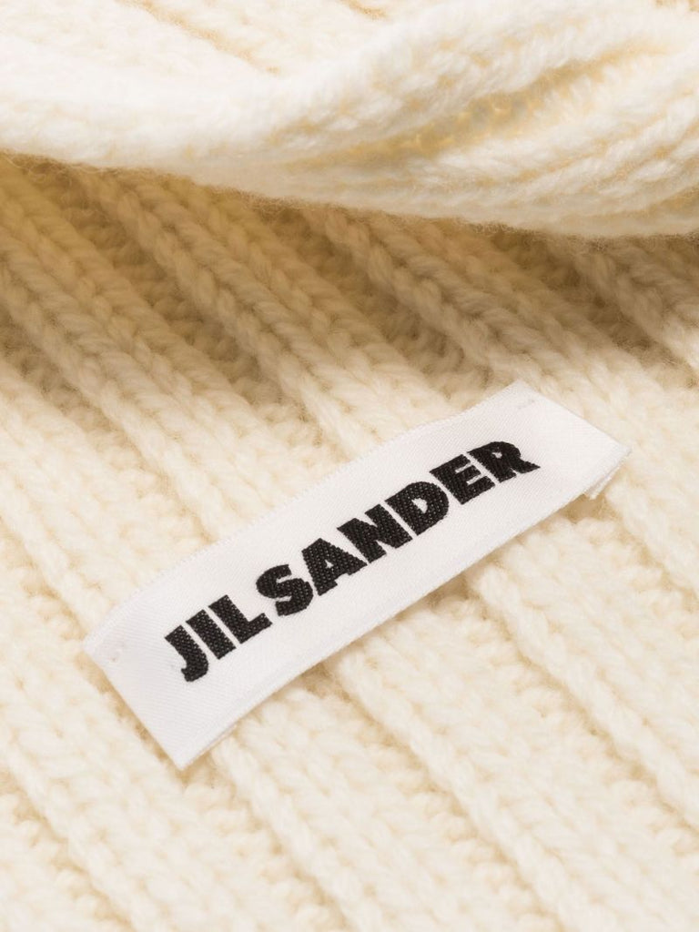 White Canberra Wool Scarf