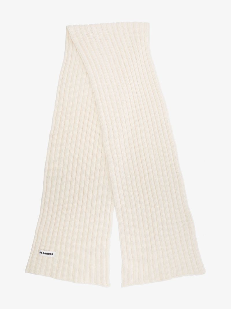 White Canberra Wool Scarf