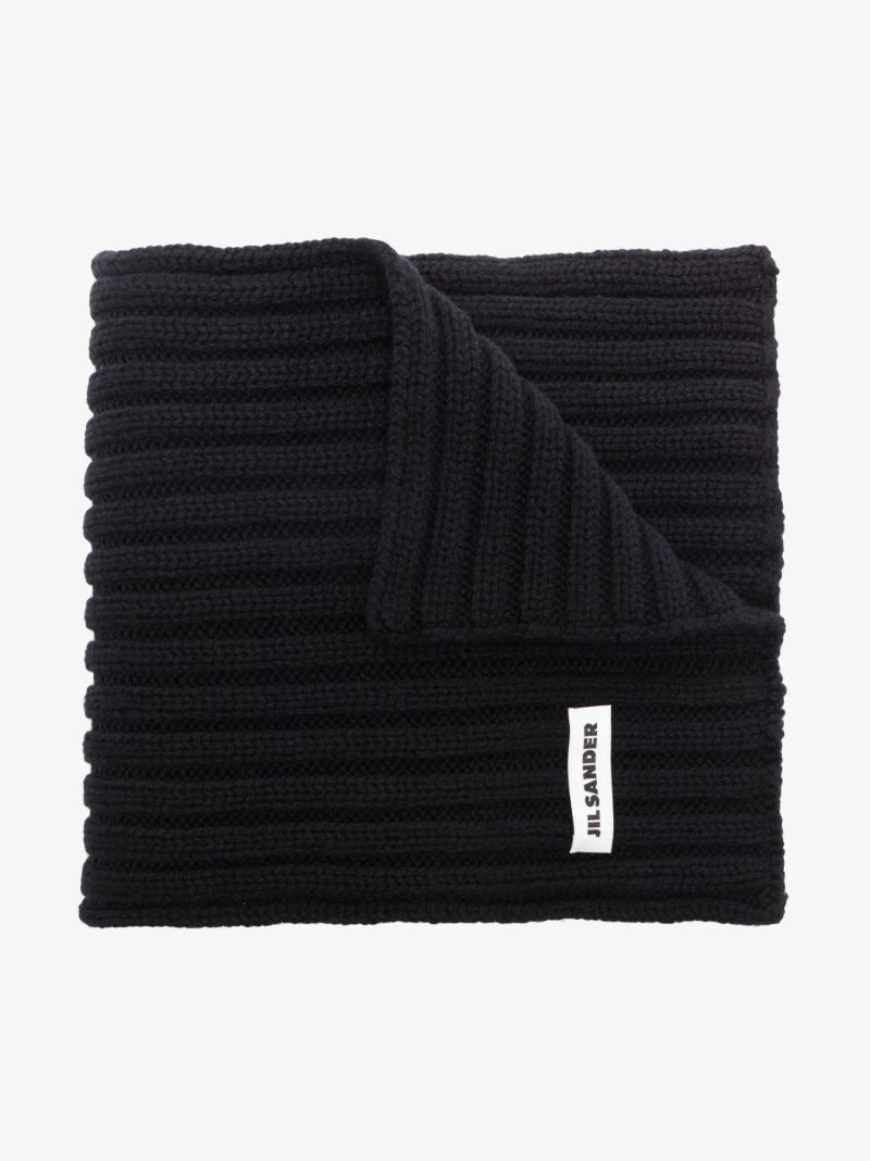 Black Canberra Wool Scarf