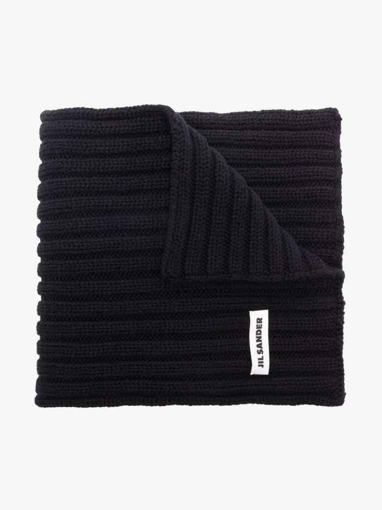 Black Canberra Wool Scarf
