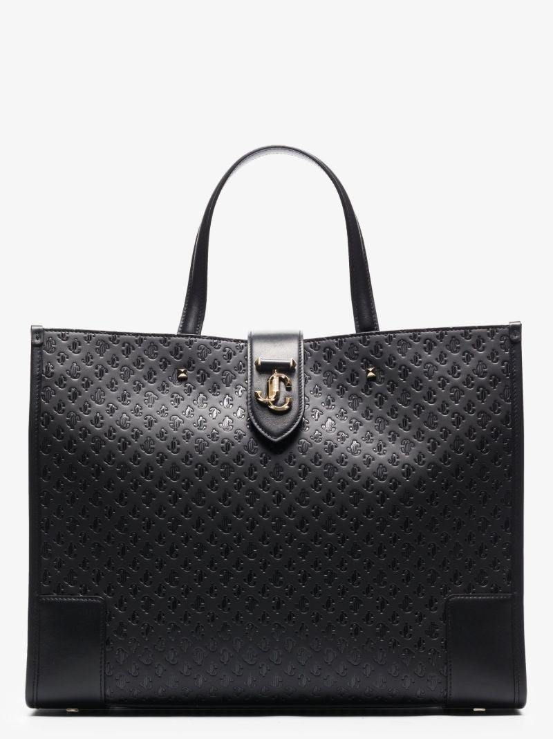 Black Varenne Leather Tote Bag