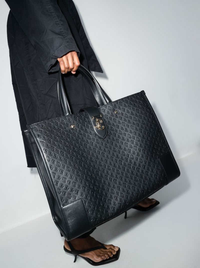 Black Varenne Leather Tote Bag