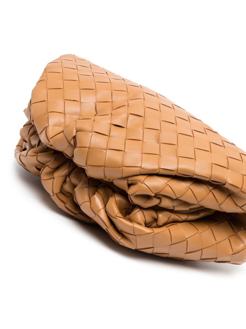 Brown Teen Pouch Leather Clutch Bag