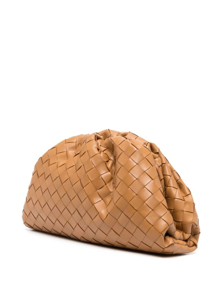 Brown Teen Pouch Leather Clutch Bag