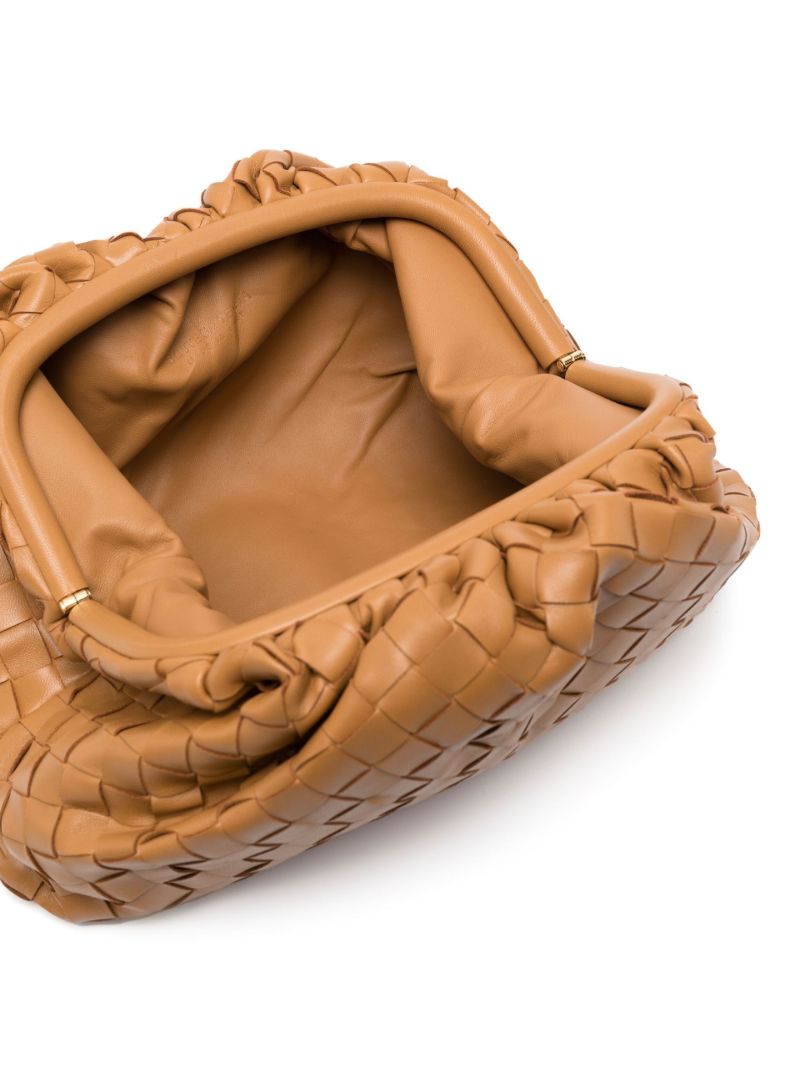 Brown Teen Pouch Leather Clutch Bag