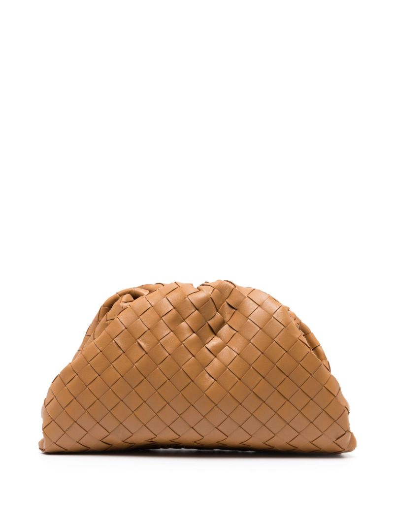 Brown Teen Pouch Leather Clutch Bag