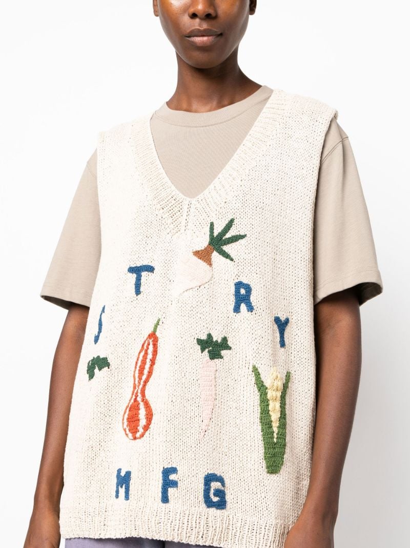 Neutral Party Knitted Vest