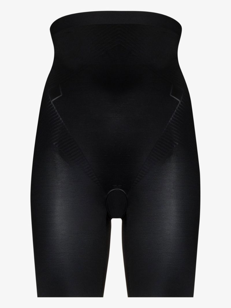 Black Thinstincts 2.0 High-waisted Mid-thigh Shorts