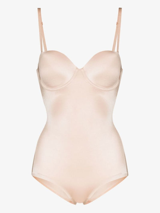 Neutral Suit Your Fancy Cupped Panty Bodysuit