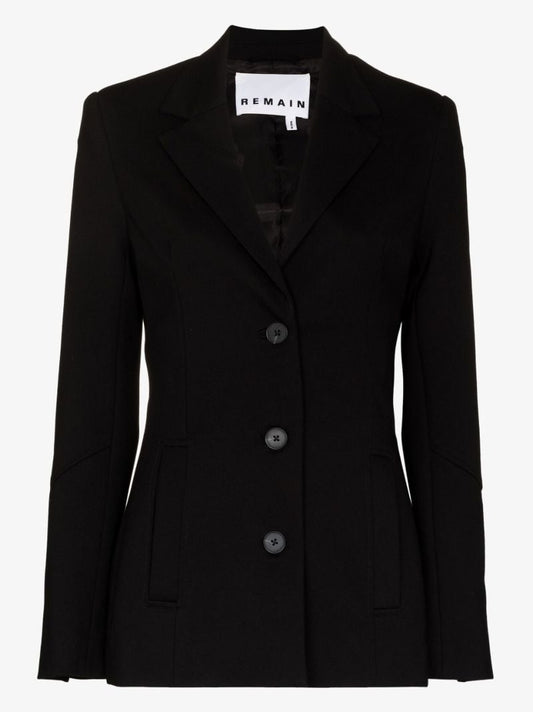 Black Usana Single-breasted Blazer
