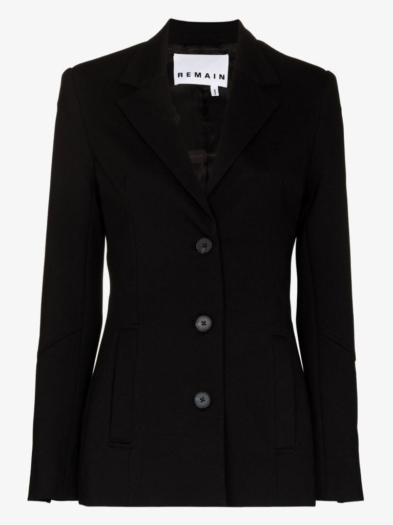 Black Usana Single-breasted Blazer