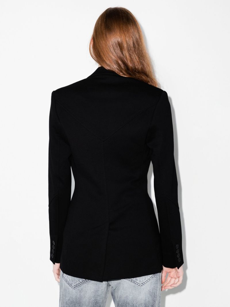 Black Usana Single-breasted Blazer