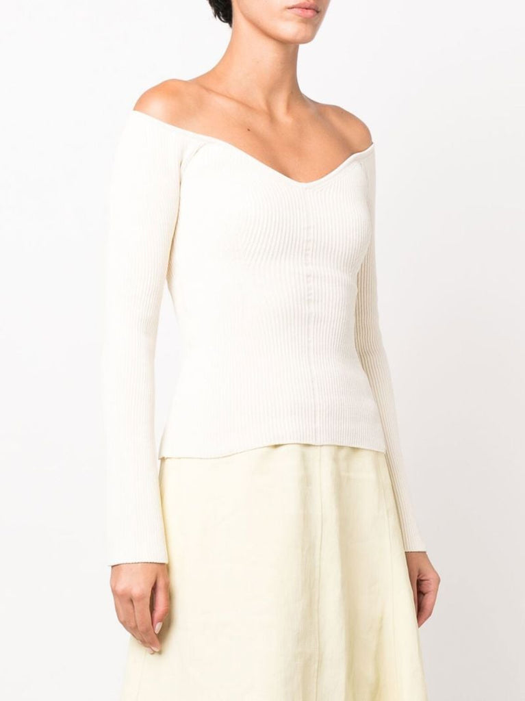 White Luella Off-the-shoulder Top
