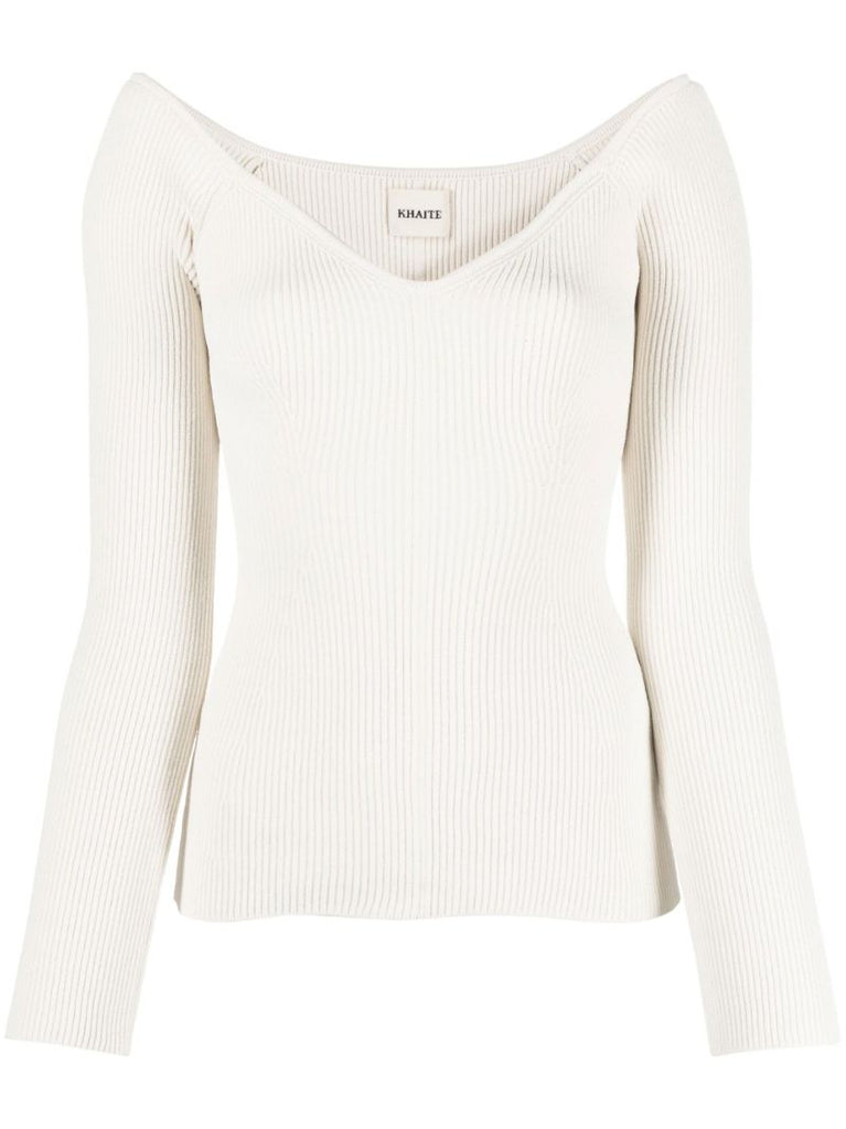 White Luella Off-the-shoulder Top