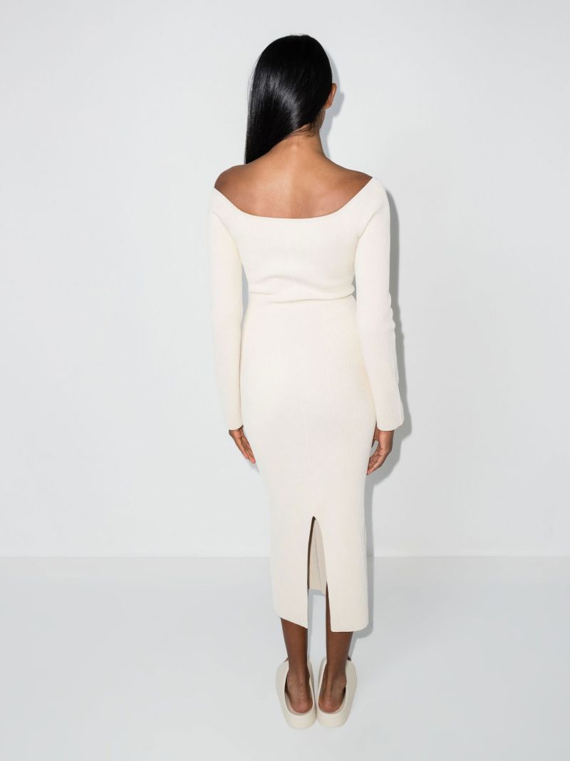 Neutral the Pia Midi Dress