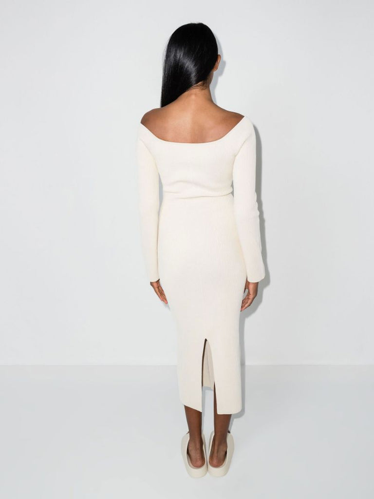 Neutral the Pia Midi Dress