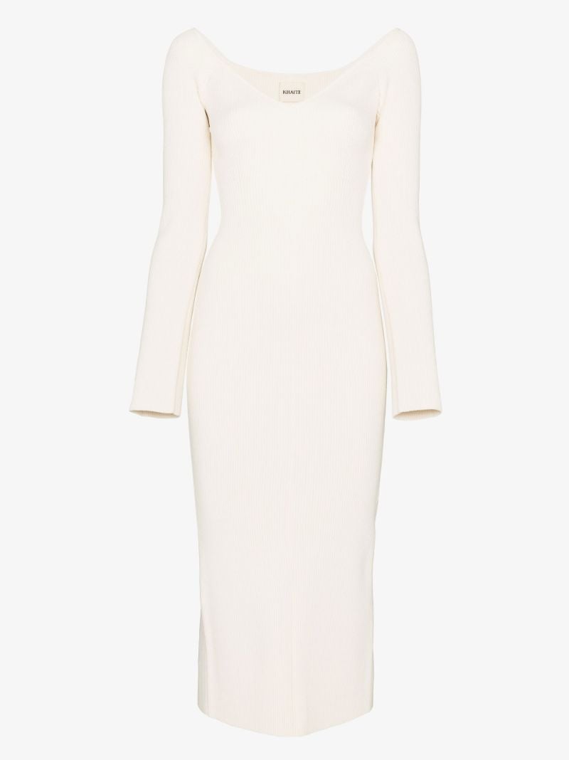 Neutral the Pia Midi Dress