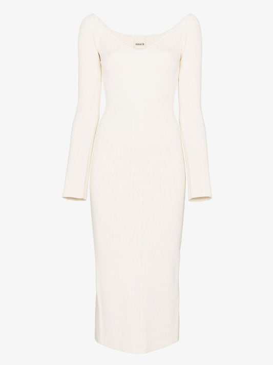 Neutral the Pia Midi Dress