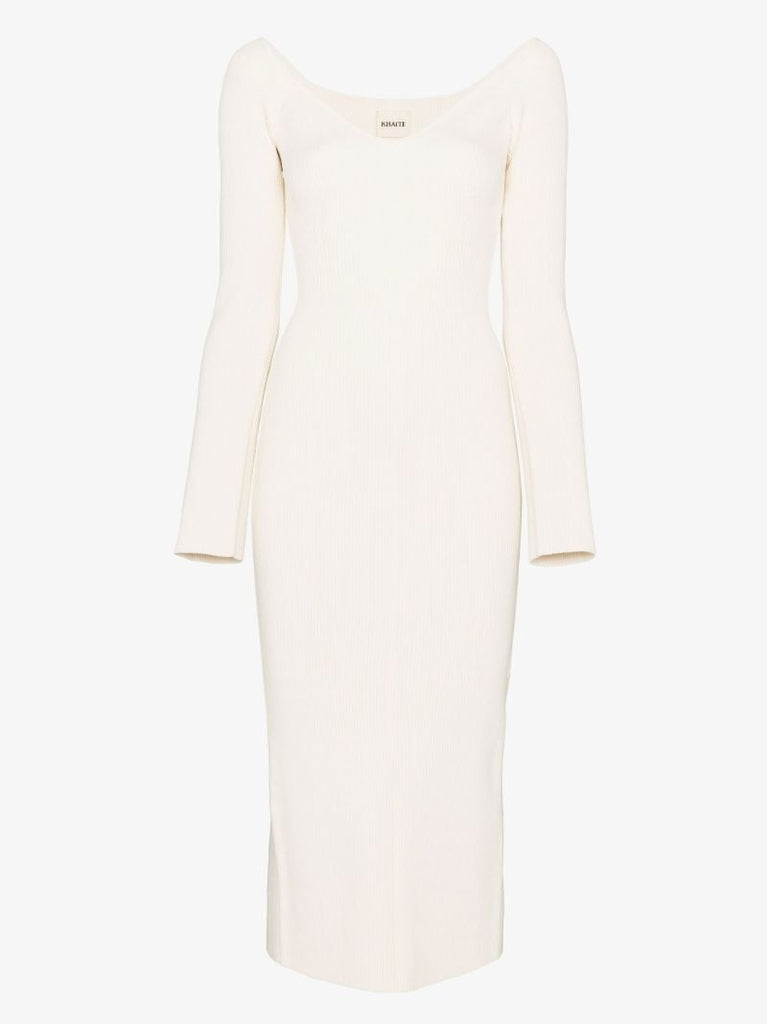 Neutral the Pia Midi Dress