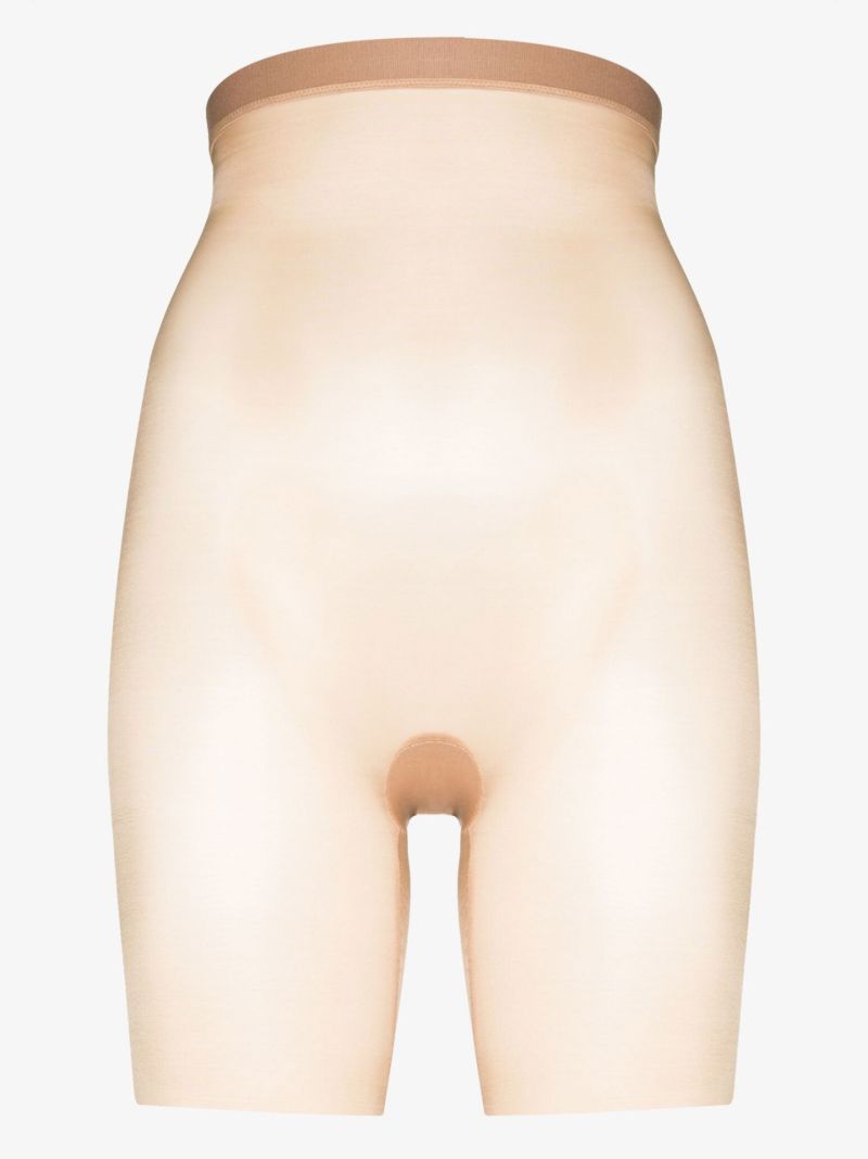 Neutral Skinny Britches High-waisted Mid-thigh Shorts