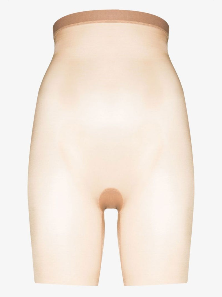 Neutral Skinny Britches High-waisted Mid-thigh Shorts