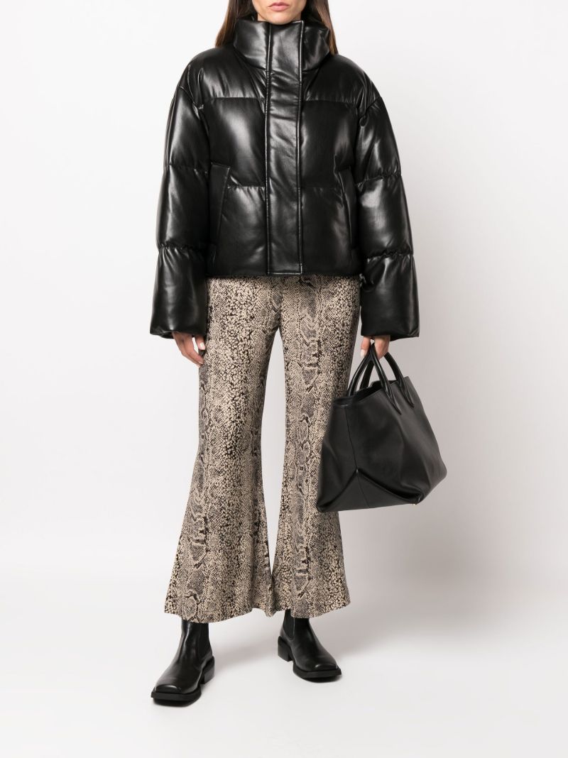 Black Tatum Puffer Jacket
