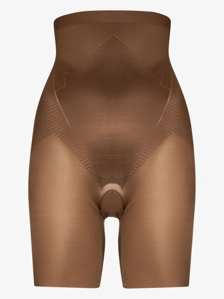 Brown Thinstincts 2.0 High-waisted Mid-thigh Shorts