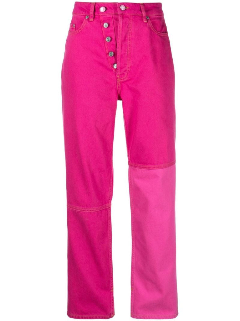 Pink Figni Straight-leg Jeans