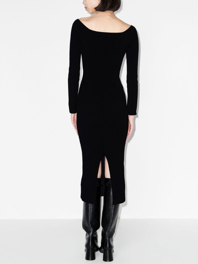 Black the Pia Midi Dress