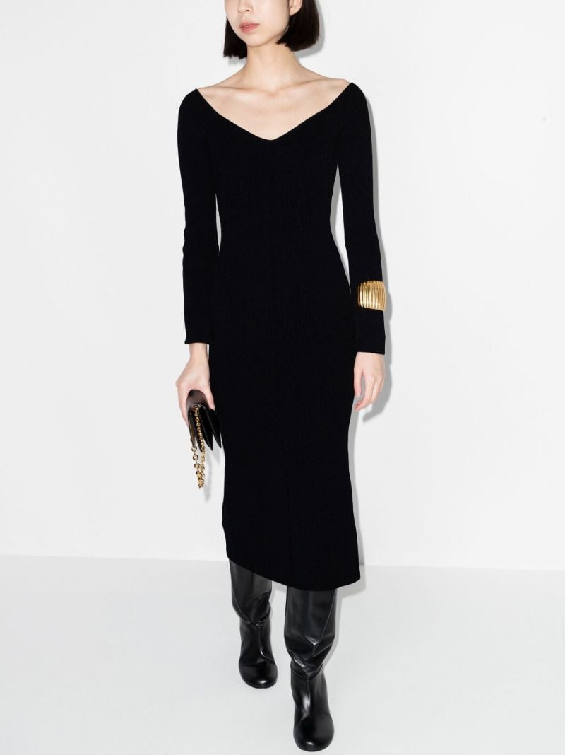 Black the Pia Midi Dress