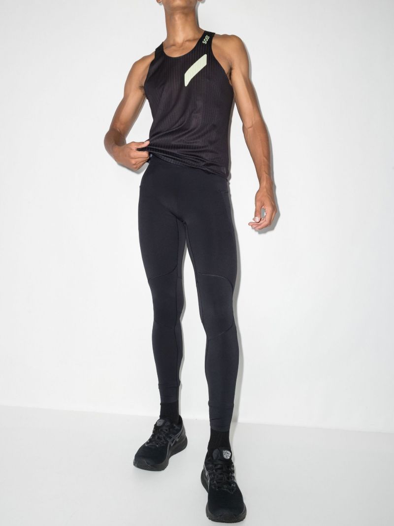 Black Surge 28 Inch Running Leggings
