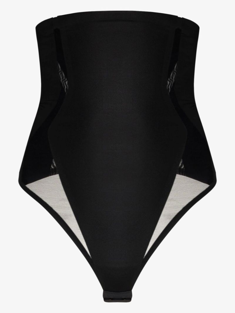 Black Haute Contour High-waisted Thong