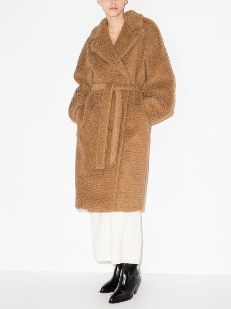 Brown Belted Teddy Coat
