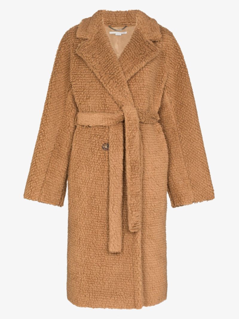 Brown Belted Teddy Coat