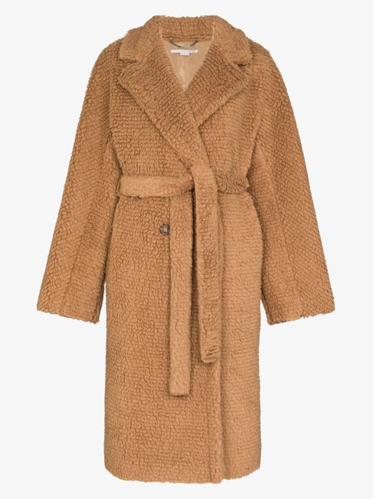 Brown Belted Teddy Coat