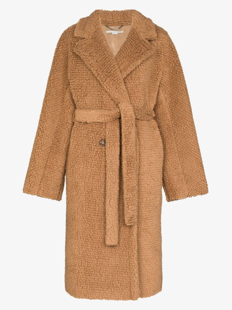 Brown Belted Teddy Coat