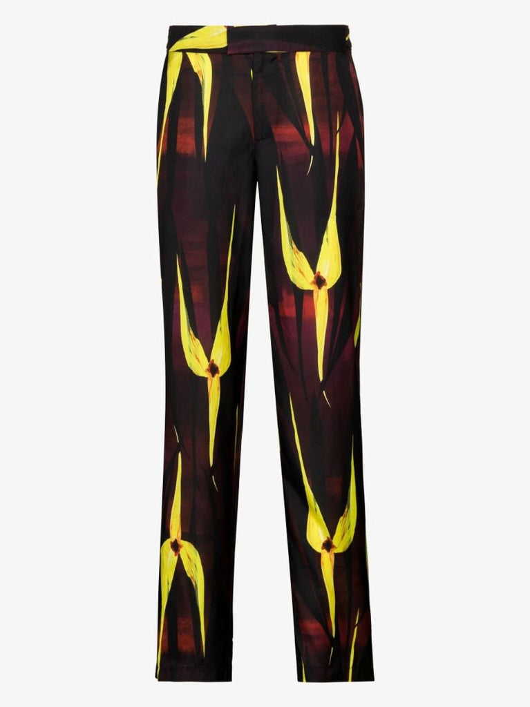 Black Cruise Straight Leg Trousers