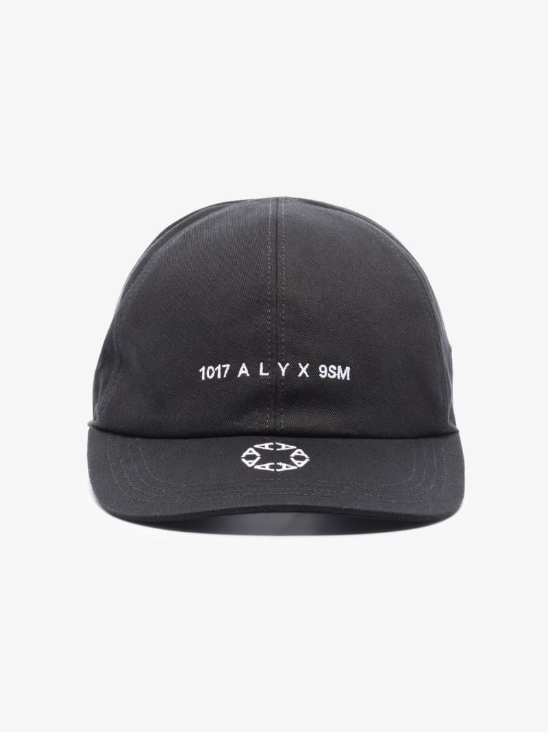 Black Lighter Embroidered Logo Baseball Cap