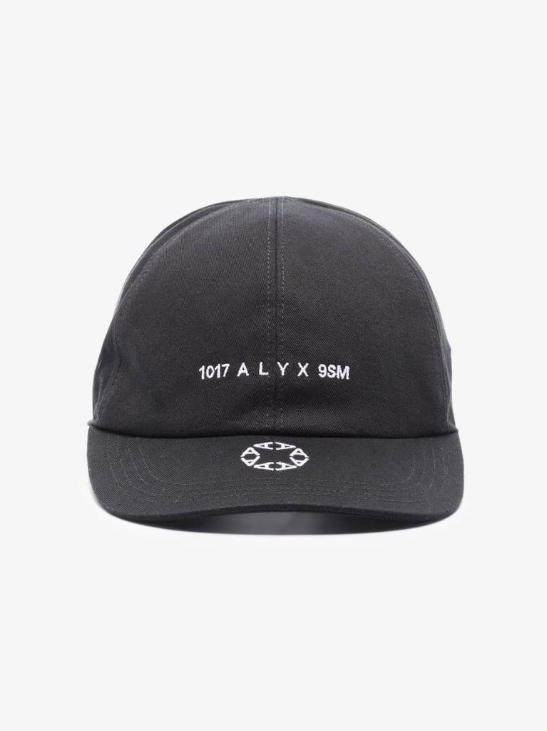 Black Lighter Embroidered Logo Baseball Cap
