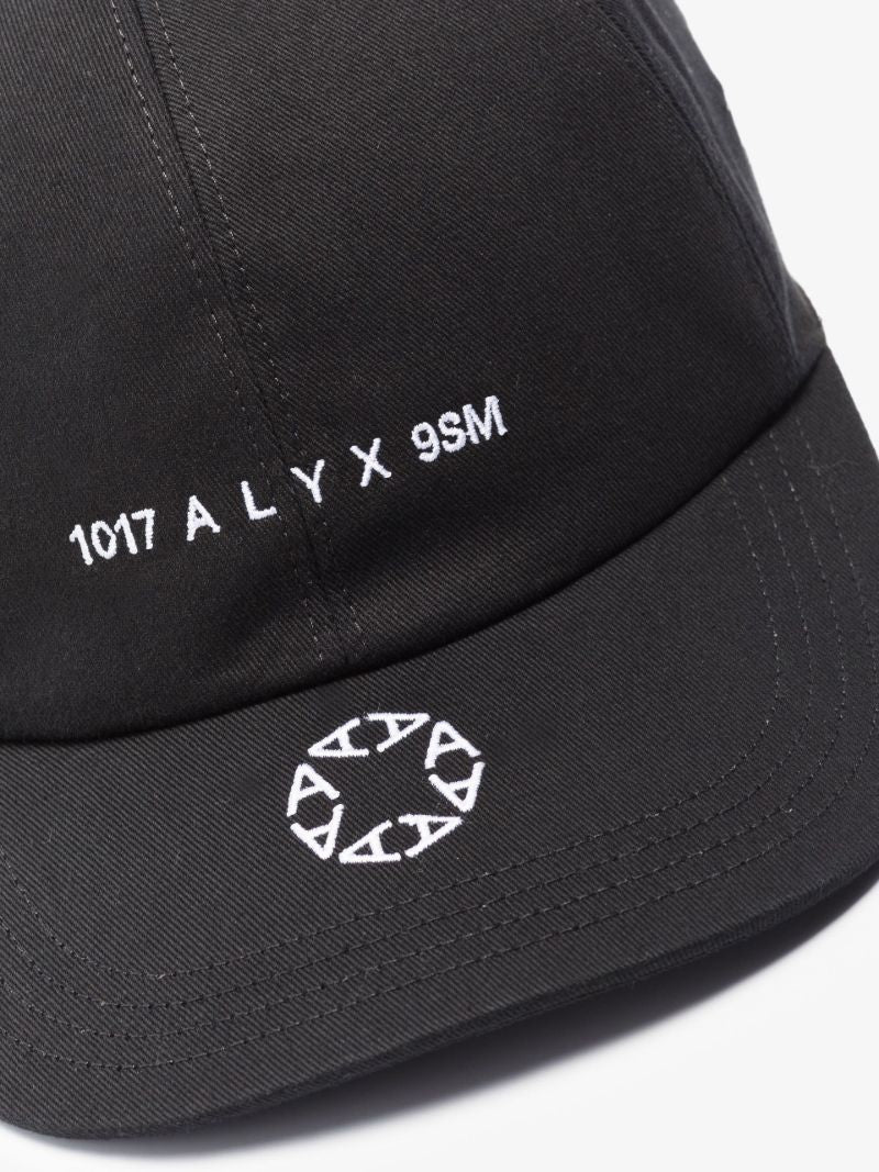 Black Lighter Embroidered Logo Baseball Cap