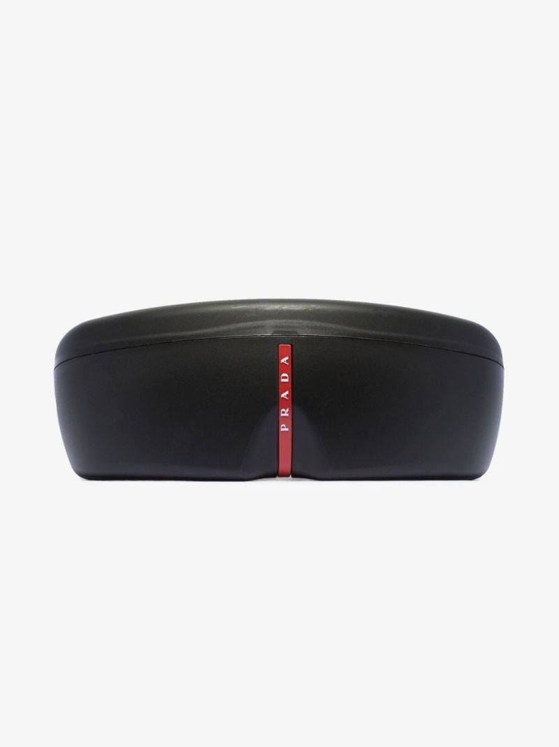 Black Linea Rossa Square Sunglasses