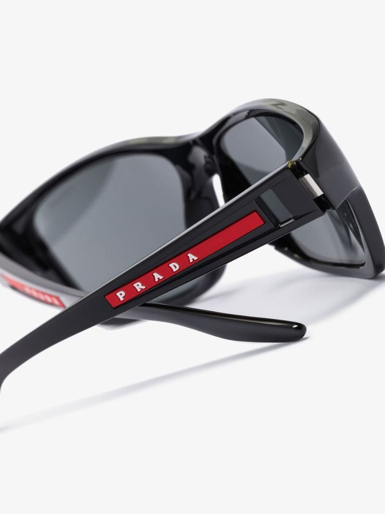 Black Linea Rossa Square Sunglasses