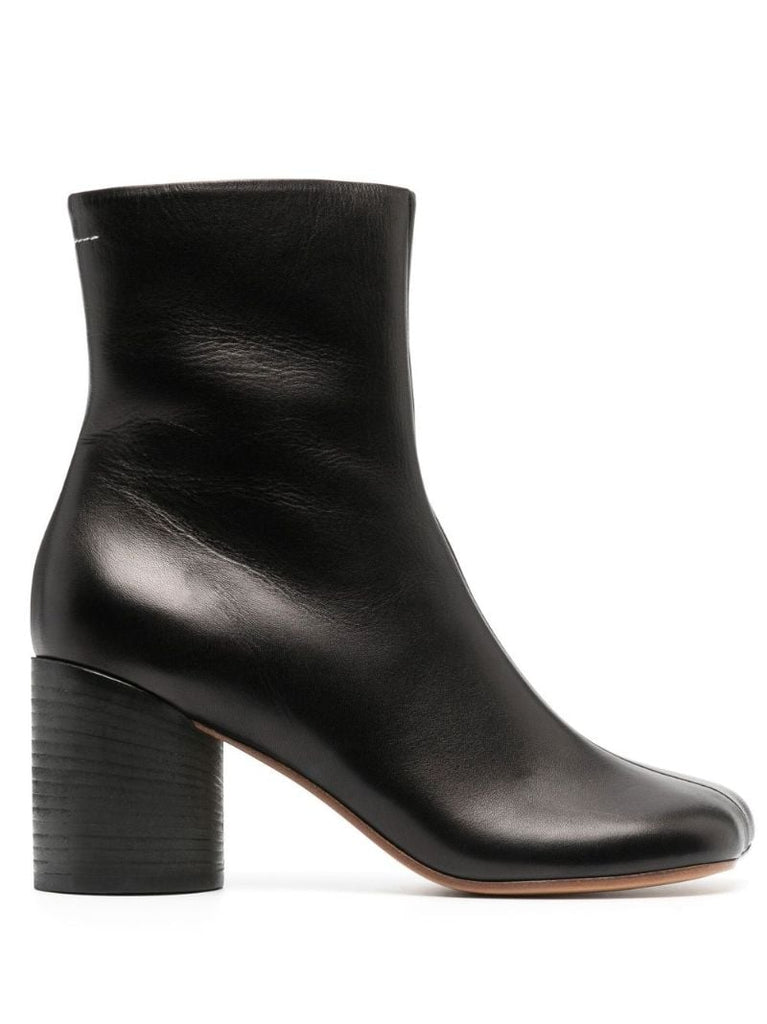 Black Anatomic 70 Leather Ankle Boots